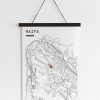Haifa map-B&W