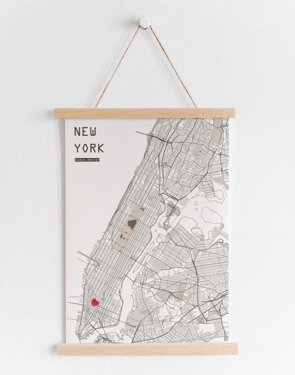 NYC-map-brown