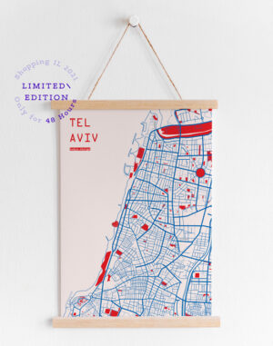 Tel Aviv Map – sale